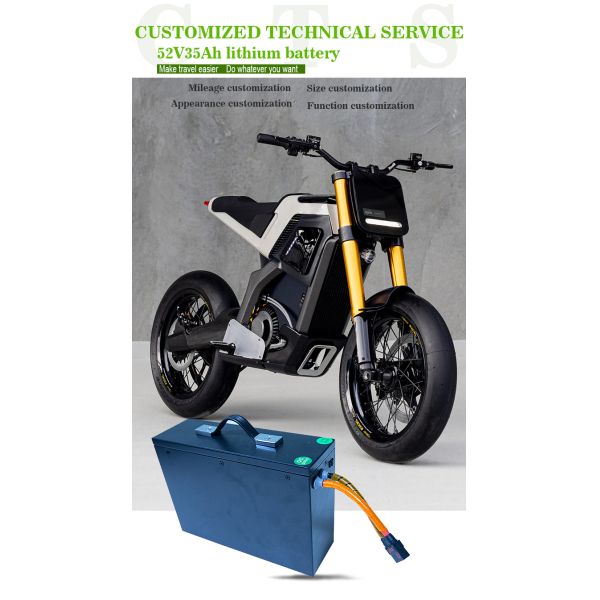 электрический скутер 52v 35ah литий-ионного аккумулятора 60V 72v e велосипеда 52V с Biuld в BMS