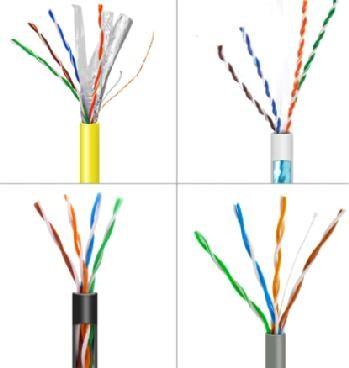 Indoor Outdoor Cat5e Cat6 UTP Network Cable 1000ft PVC LSZH Sheath