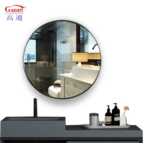Customized Size Aluminum Unbreakable 50 Art Deco Wall Mirror for Modern Home Wineshop