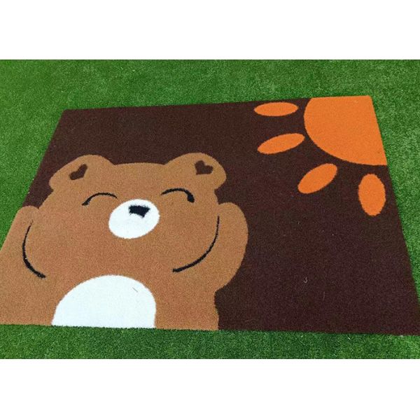 17mm Pile Height UV Resistant Customizable Pattern Artificial Grass for
