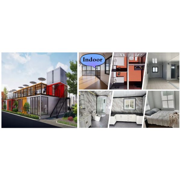 Office Foldable Mobile Container House Prefab Z-Type New Design 40 Foot Container House