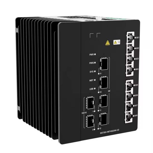Connectivité réseau Protection contre les surtensions extérieures à température étendue de classe entreprise Commutateur industriel S5735I-H8T4S2XN-V2