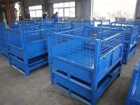 2 - 4 couches de palette pliable en treillis métallique pour stockage en entrepôt