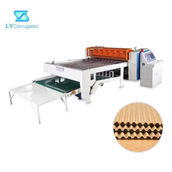 21KW Corrugated Cardboard Machine Single Faced Corrugated Sheet Cross Vertical Cutter