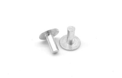 Aluminum Domed Head Solid Tubular Rivet , Nonmagnetic Aluminum Alloy Rivets