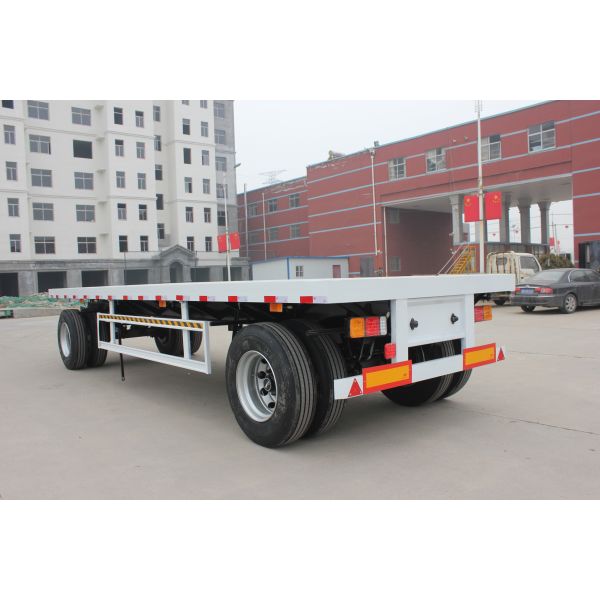 Drawbar Turntable Full Type Trailer with 50T Max Payload and Optional Logo Printing