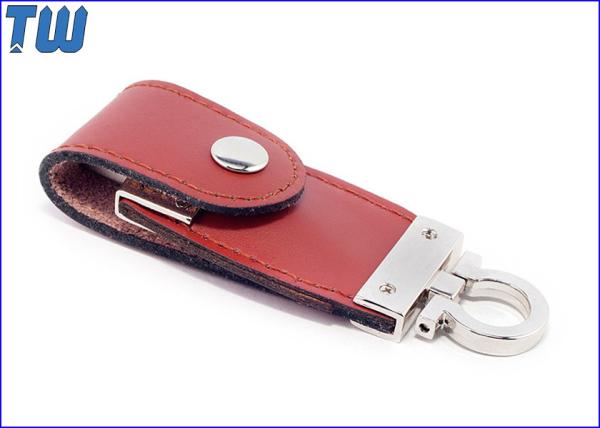 PU Leather 2GB USB Flash Disk Debossed 3D Non-erasable Logo Reasonable Price