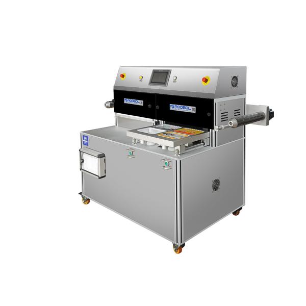Fruit And Vegetable Packing Machine Stainless Steel Low Oxygen Gas 220V / 50Hz
