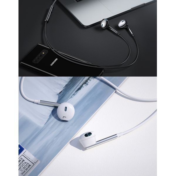 M15 auriculares con diafragma compuesto con cable 3.5mm PVC Mini auriculares