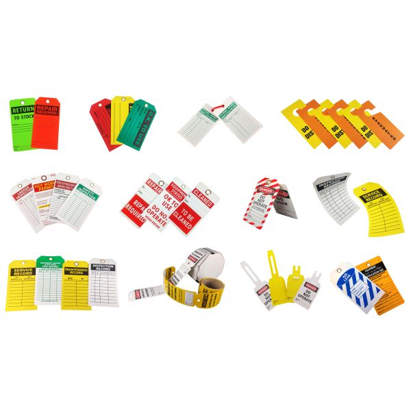 Plastic Inspection Tag PVC Waterproof Durable Die Cutting Safety Tag for Warning