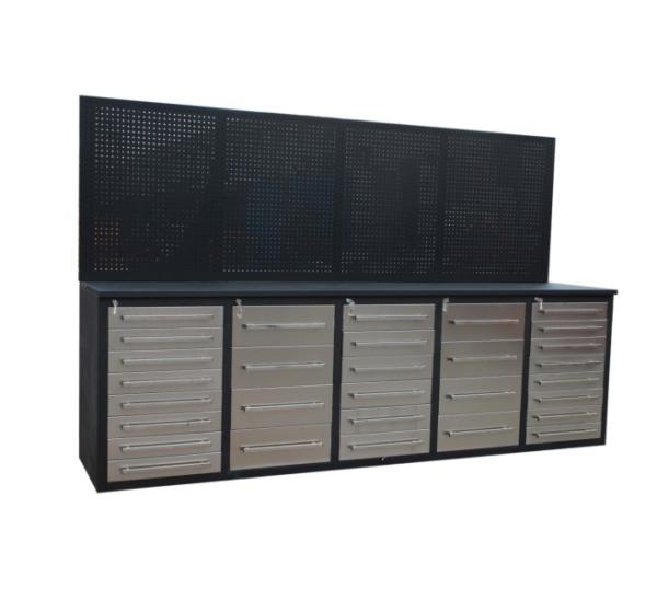 1.0-1,5 mm espessura banco de trabalho de montagem pesado com construção de aço inoxidável