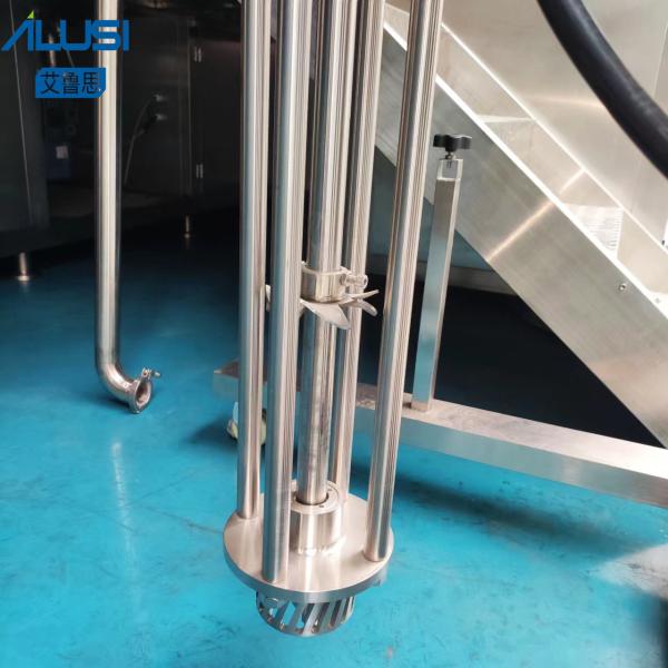 Misturador de levantamento elétrico móvel de aço inoxidável do homogenizador dos equipamentos de laboratório 5.5KW