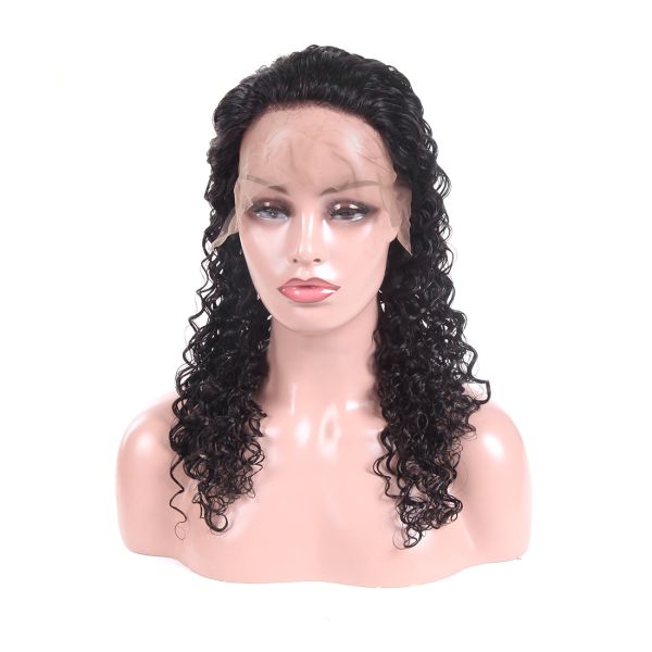 Реальные полные парики человеческих волос шнурка с обеспечением торговлей волны волос младенца глубоким