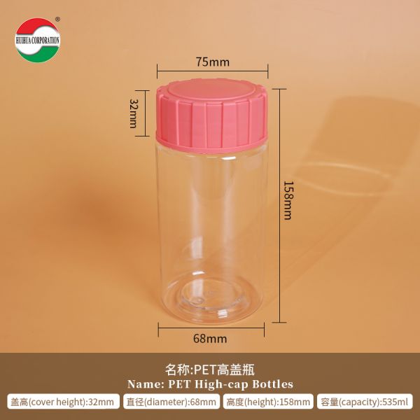 Food Grade PET Plastic Jars and Bottles with Lids High Quality Storage Containers for Candy Snacks Spices