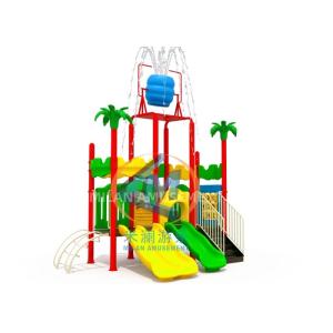 Commercial Kids Water Park Outdoor Playground Customzied 6x5m