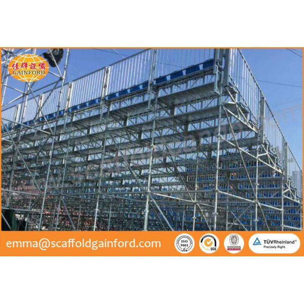 1500mm ring lock ledger scaffolding ring lock level for Europe project with hot dip galvanized finish