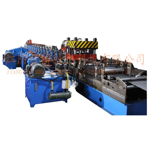 W Beam Highway Guardrail Roll Forming Equipment 8-15m/Min PLC Control 3 Waves