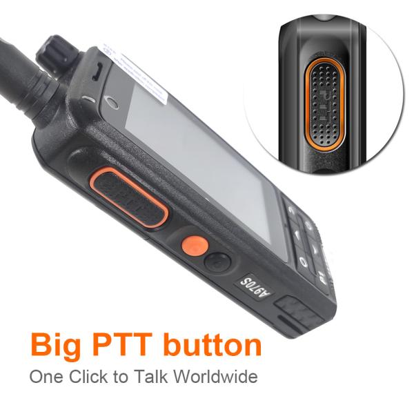 Portable 4G IPX-3 Waterproof Two Way Radio with 3500mAh Battery and Android Wifi Zello POC Push to Talk