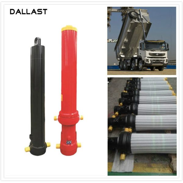 1 dureza soldada con autógena de actuación de Parker HRC 45-55 del cilindro hidráulico del remolque de la descarga