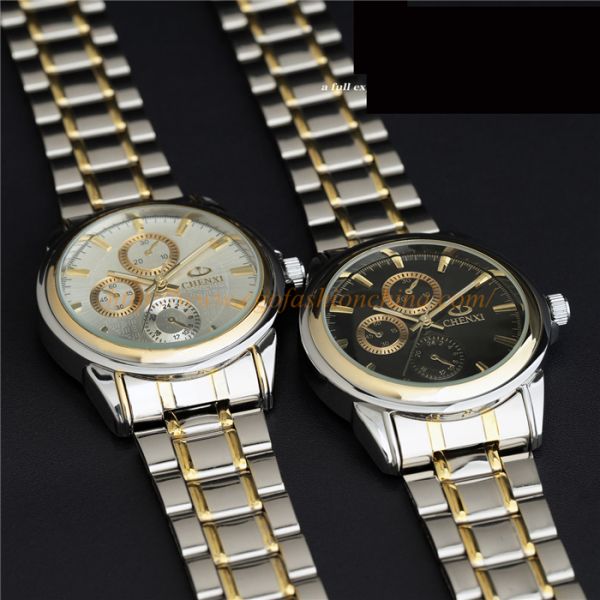 005C Luxury Watches Unisex Watch Big Dial Watch Golden Watch Steel Watch Quartz Watch OEM