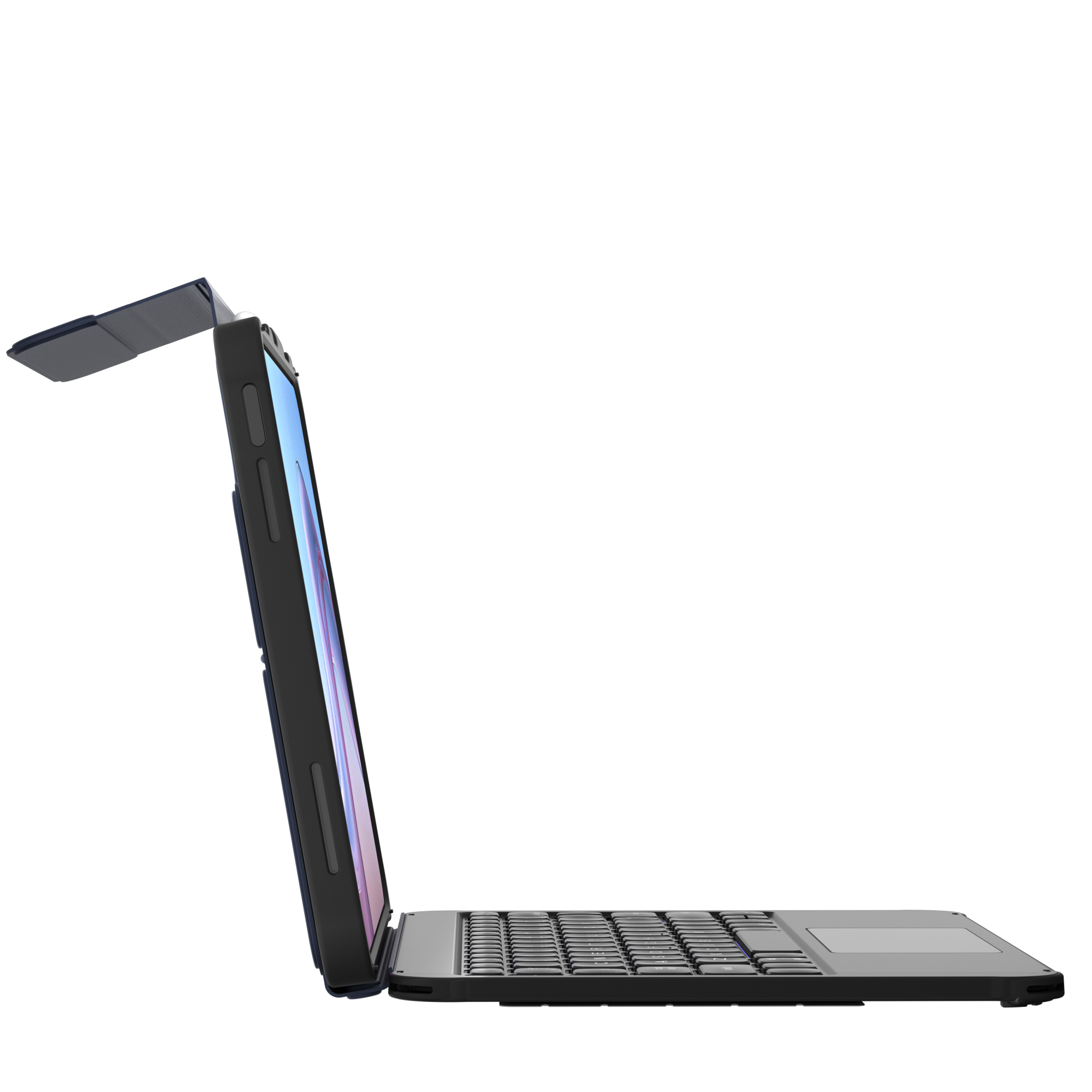 Wholesales All‑in‑one USB‑C Wireless Keyboard Cover with Touchpad for iPad A16, Zero‑Delay Typing, Gravity Pressure Anti‑Slip,20‑30KG Pull Resistant, Multi‑Language Customization