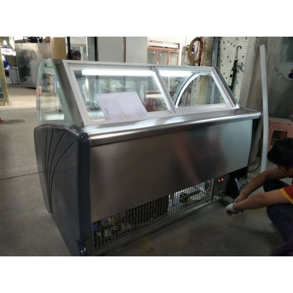 Портативный холодильник дисплея мороженого Попсикле с подгонянным логотипом