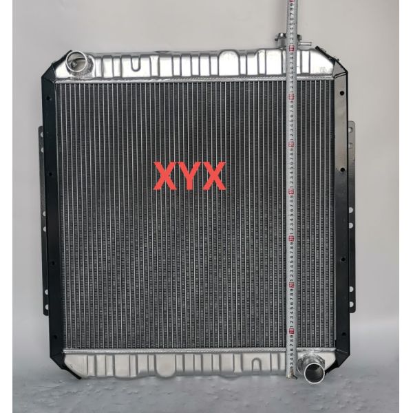 Aluminum Thickening Kato HD450-7 Excavator Radiator Water Tank