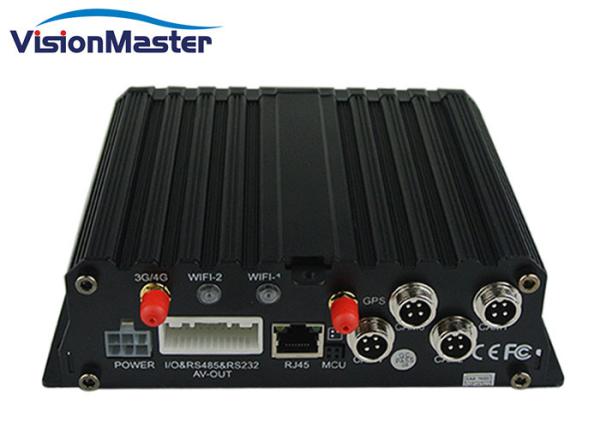 Dual SD Card Vehicle Mobile DVR 256GB With 3G / WiFi / GPS Tracking 2 Levels