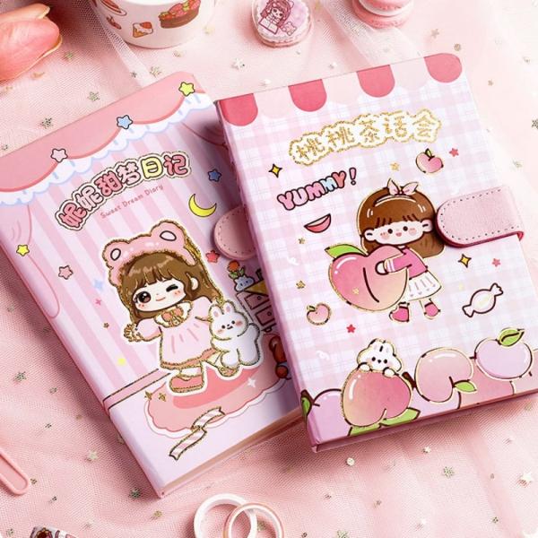 Cute Stationery Journaling Set Notebook Stickers Children's Handbooks