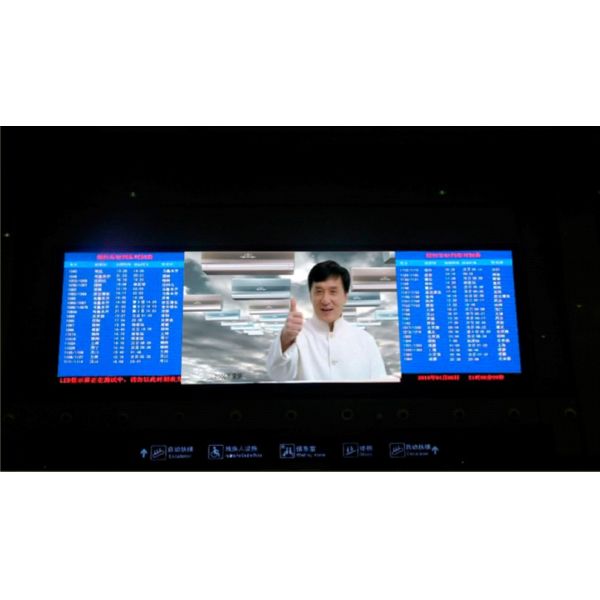 Aluminum Alloy / Steel Giant Advertising LED Screen Media Outdoor DIP P10