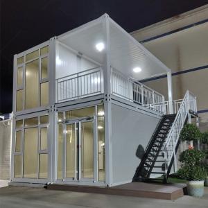 Escritório Sandwich Panel Casa Container Prefabricado Restaurante com materiais