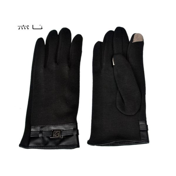 Женщины моды греют перчатки регулярного пассажира пригородных поездов зимы женщин перчаток бархата подкладки ватки зимы