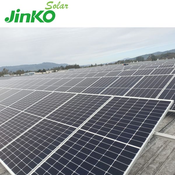 Jinko Warehouse Solar Panel 550W 590W 600W New Price Tiger Pro Neo Half Cut N Type Solar Panel for Home
