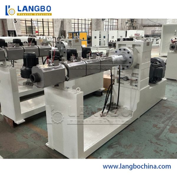 PE Pipe Extrusion Line for Small Pipes with Low Scrap Rate Precision and Single Screw Design