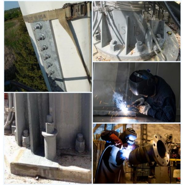 башня телекоммуникаций снадарт ИСО 55m Monopole с вспомогательным оборудованием кабеля