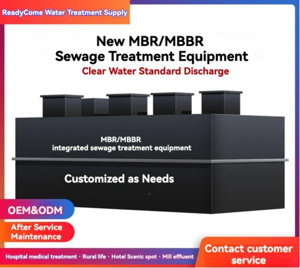 Containerized Commercial Sewage Wastewater Treatment Equipment Restaurant