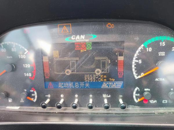 Autocarro urbano usado Euro 3 55 lugares LHD usado ônibus público Velocidade máxima 100km/h