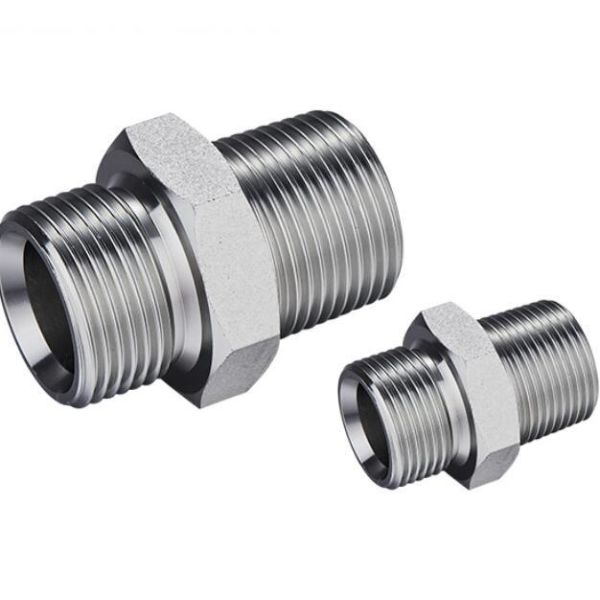 SAE High Pressure Carbon Steel Male O-Ring Face Seal Union Hydraulic Adapter Fittings