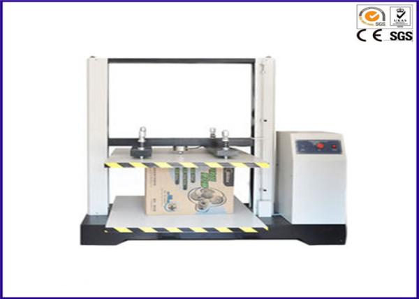 500mm/Min 50KN Compression Test Machine , Servo Control Package Compression Tester