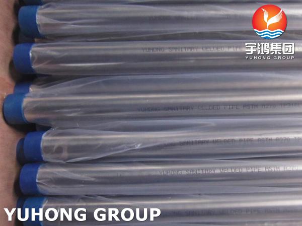 ASTM A270 TP316L, 1.4404, UNS S31603 Stainless Steel Sanitary Welded Pipe