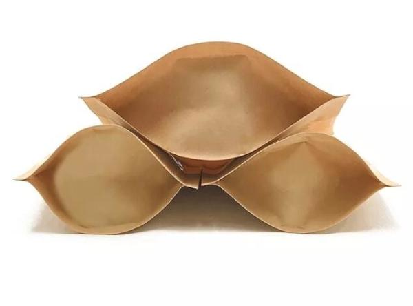 Kraft Paper Standing up Pouches Packaging Zipper Bag for Food