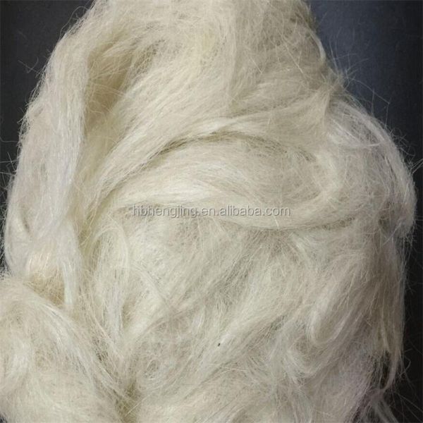 Scoured Grey Goat Hair  Waste