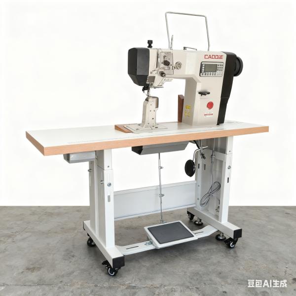 Single Needle Computerized Sewing Machine Industrial Post Bed Sewing Machine for Shoe and Leather Sewing