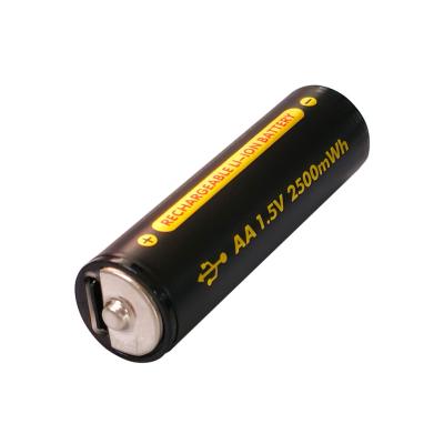 1.5V / 2500mWh remplissage rapide rechargeable du cycle 2H des batteries 2000 du lithium D.C.A.
