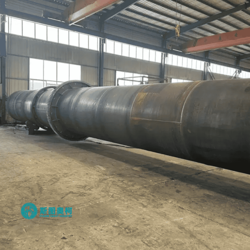 Heavy Duty Mineral Rotary Dryer Industrial 1TPH-100TPH Capacity