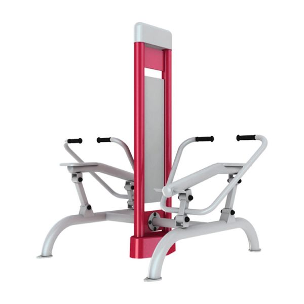 201 Stainless Steel Outdoor Workout Equipment Anti Uv Plastic