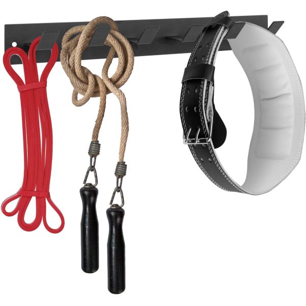 Порошковое покрытие Gym Storage Rack Hook Flexible Gym Wall Organizer для резистентных лент