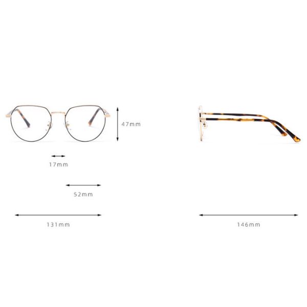 Frame Eye Safety Optical Clear Designer Plain Lens Glasses Men Blue Light Blocking