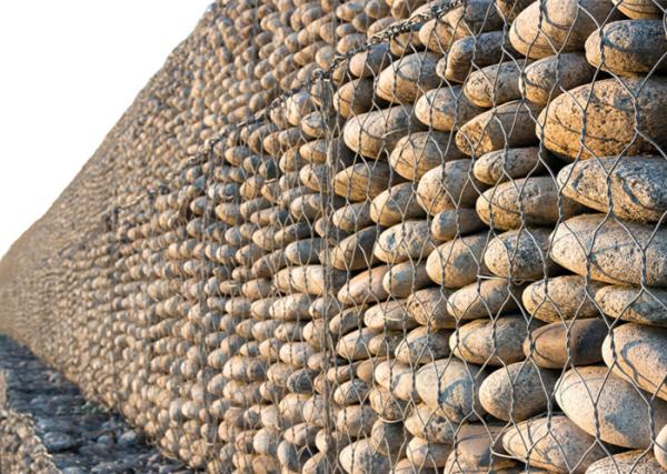 10% Galfan Coated Welded Mesh Gabions For Earth Stabilization