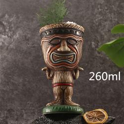 Creative Ceramic Tiki Mugs Hawaiian Cocktail Mug  Porcelain Beer Wine Mug Drinkware